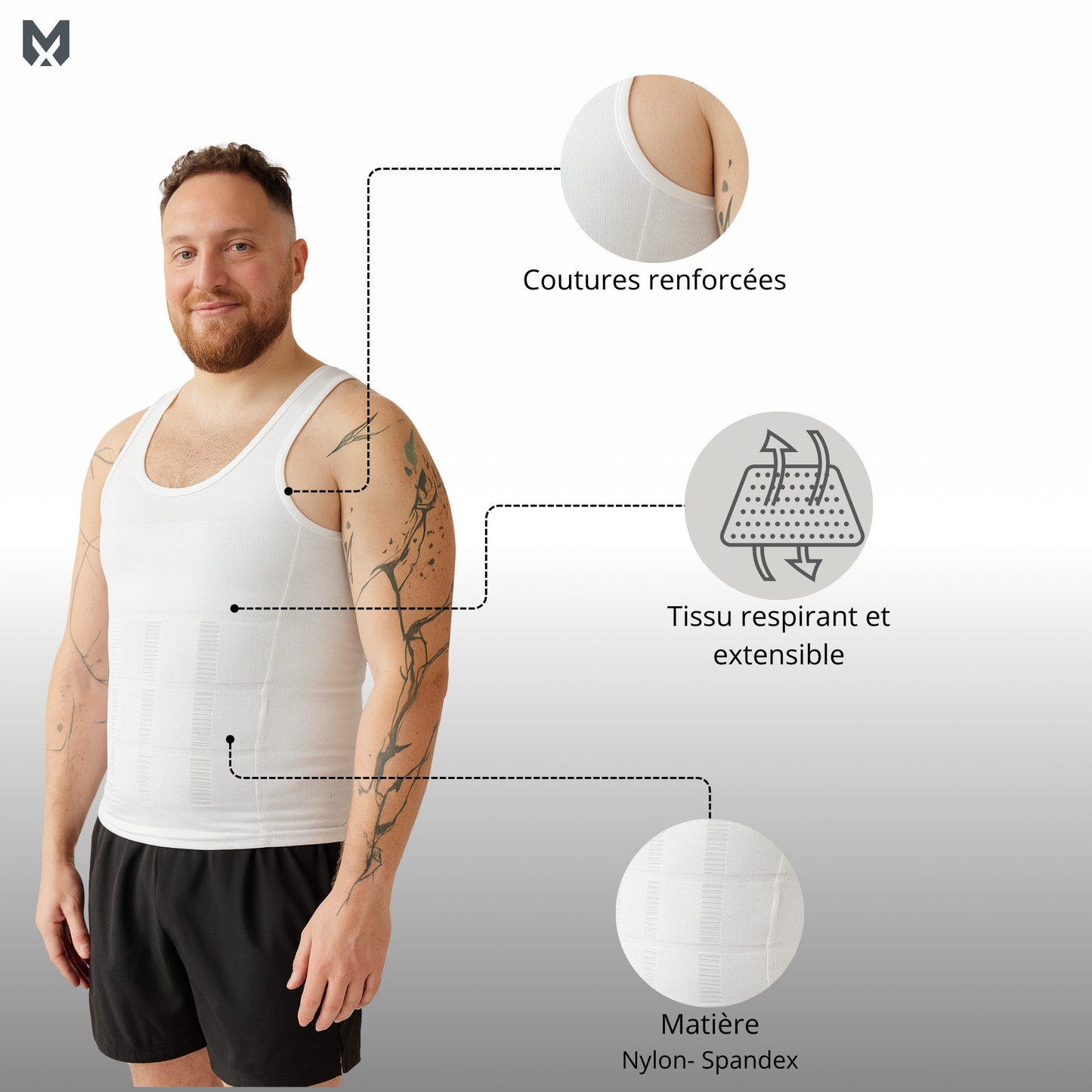 Débardeur gainant Effet instantané